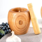 500ml Bamboo Mortar And Pestle Cookware & Kitchen Tools Mortars & Pestles