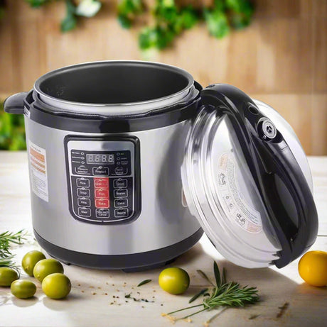 Dessini Electric Pressure Cooker 6 Litres with 3 Pin Plug for Fast and Energy-Saving Cooking- Furaha Finds Kenya