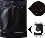 Front Load Washing Machine Cover with Zipper – Black