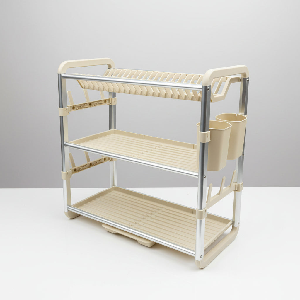 3 Tier Aluminium Dish Rack Dish Rack Dish Racks
