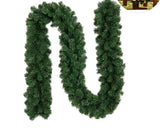2.7M Green Plain Undecorated Christmas Garland – Flexible Pine Needle Garland