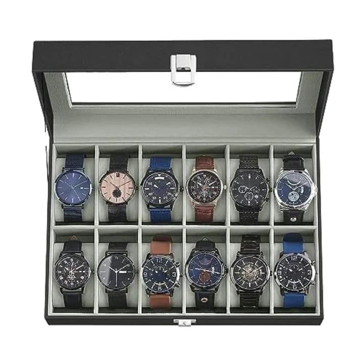 12 Slots Watch Organizer / Storage Box Watch Accessories