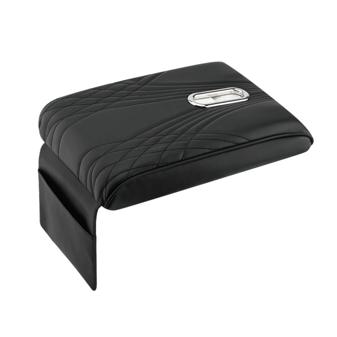 Quality Leather Car Armrest with Serviette Dispenser