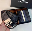 Coach Belt And Wallet Leather Gift Set For Men Gift Sets Wallets