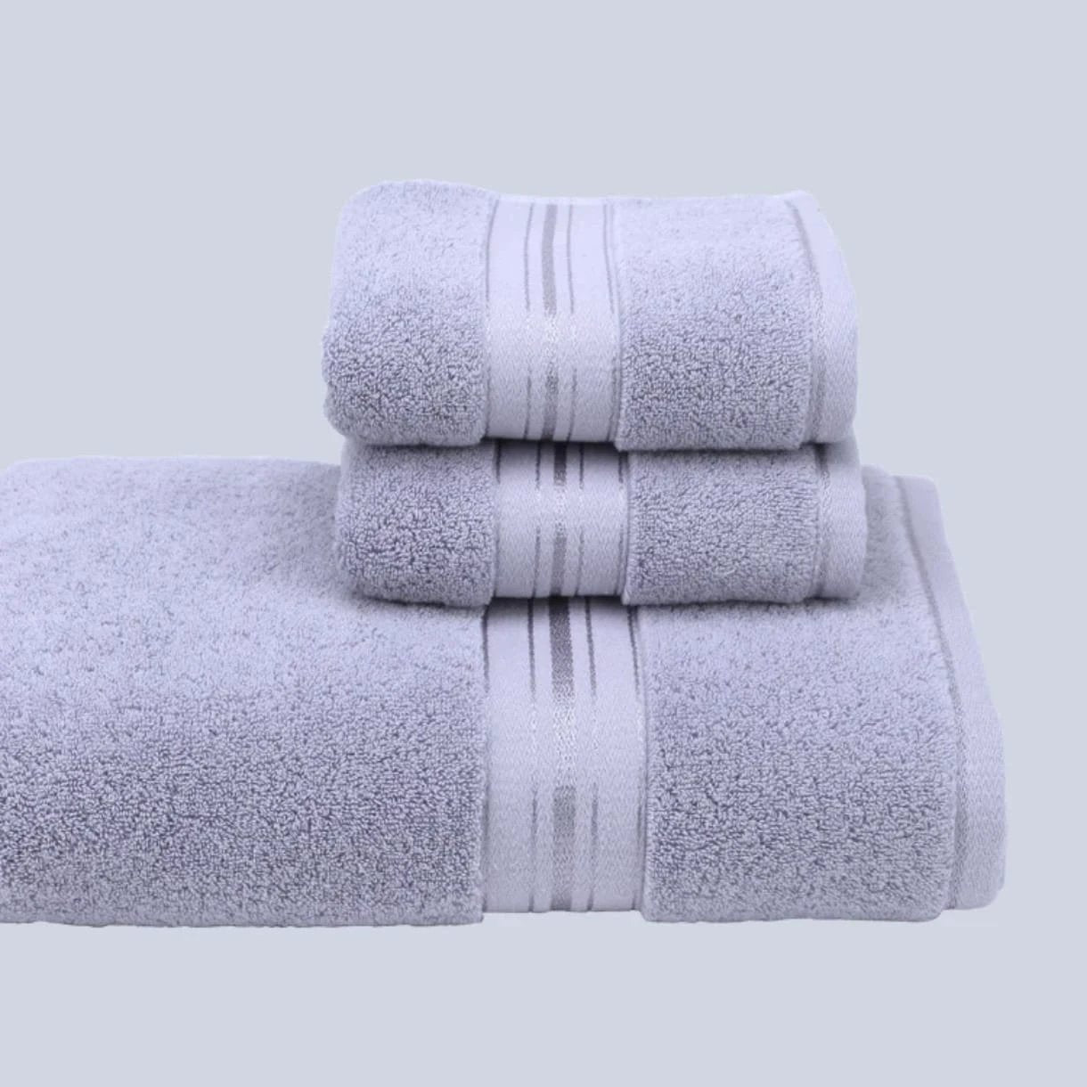 3-Piece Cotton Bath Towel Set – Soft & Highly Absorbent Bathroom Towels Bath Towels & Washcloths