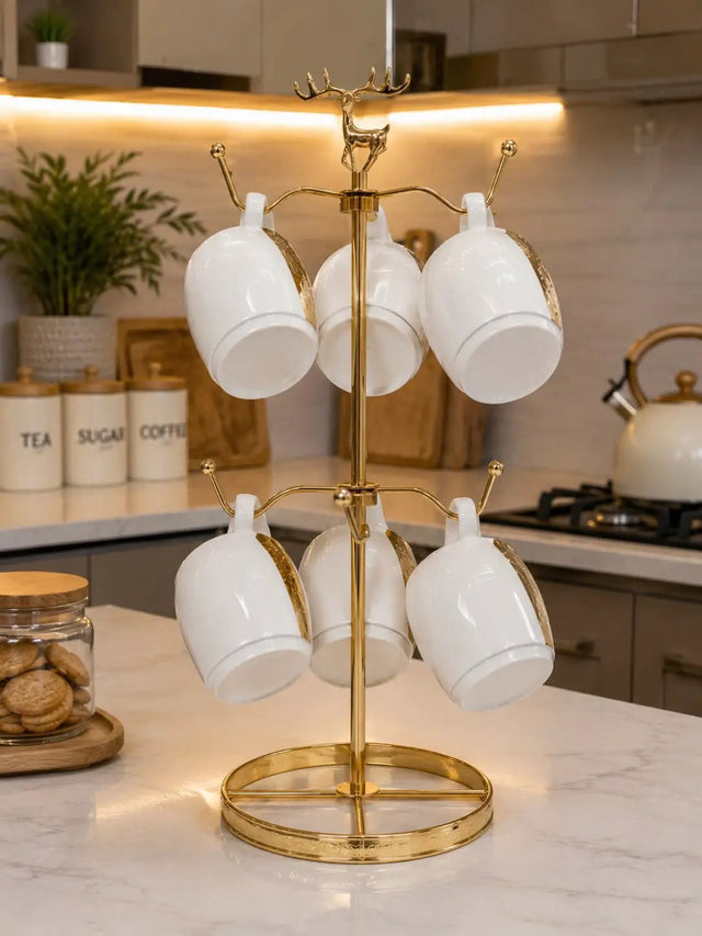 Gold Deer Cup Holder countertop cup holder Table Cup Holders