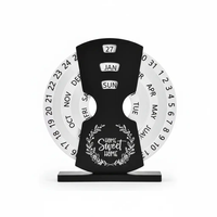 Perpetual Wooden Desk Calendar Perpetual calendar Desk Calendars