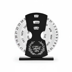 Perpetual Wooden Desk Calendar Perpetual calendar Desk Calendars