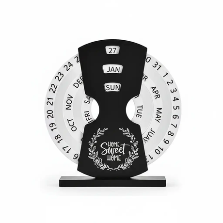 Perpetual Wooden Desk Calendar Perpetual calendar Desk Calendars