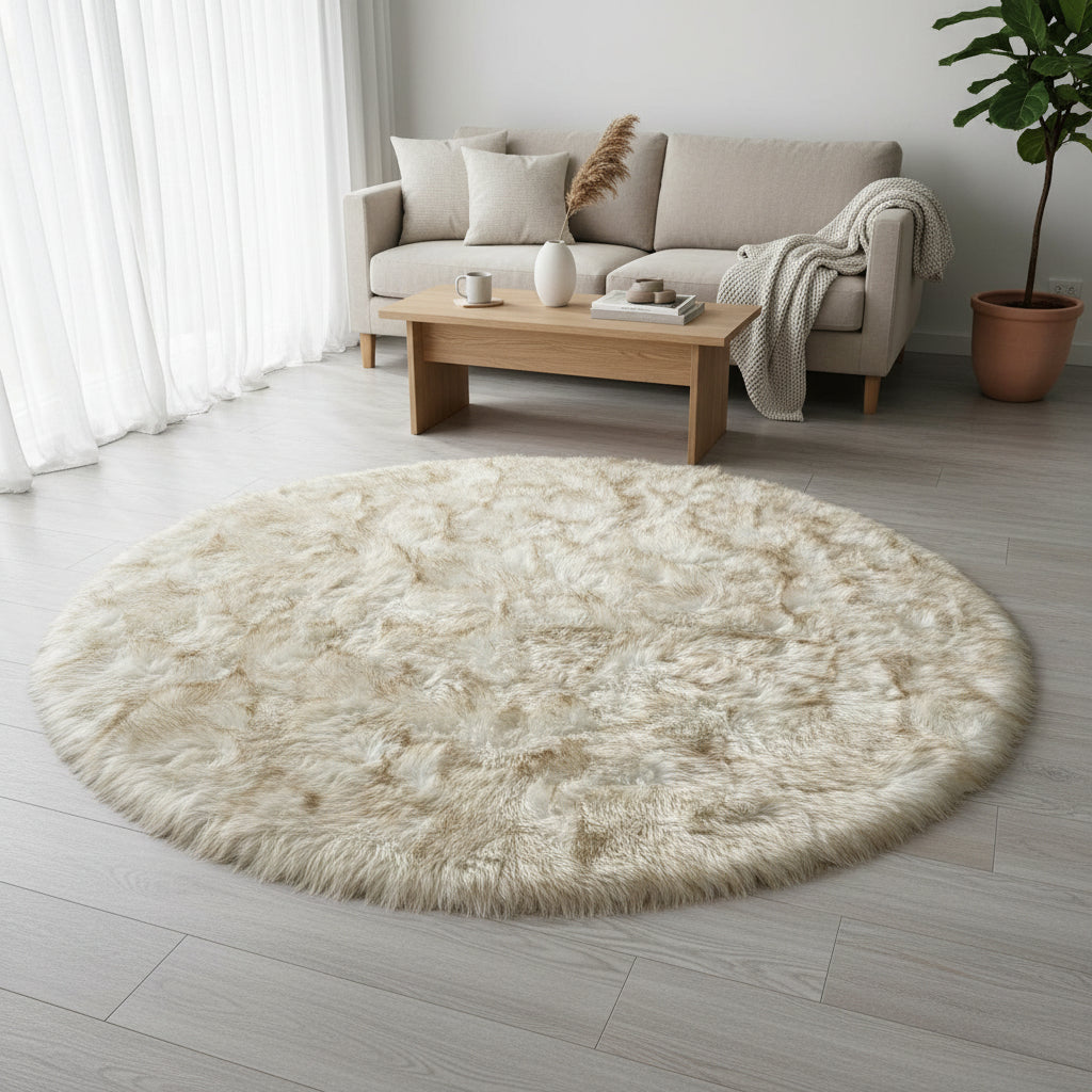 Fluffy Shaggy Bedside Carpet