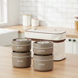 5 In 1 Insulated Lunch Box Set Combo Lunch box set Lunch Boxes & Totes