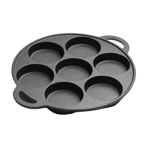 High Quality Die Cast Non Stick Induction 7 Slot Pancake & Cupcake Pan For Gas and Electric Cookers- Furaha Finds Kenya