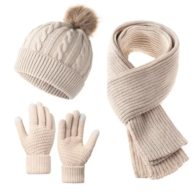 3-in-1 Knit Winter Set Knitted winter set