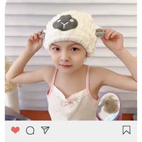Microfiber Hair Drying Towel Wrap Cap with Bowknot Hair drying towel