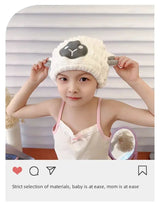 Microfiber Hair Drying Towel Wrap Cap with Bowknot Hair drying towel