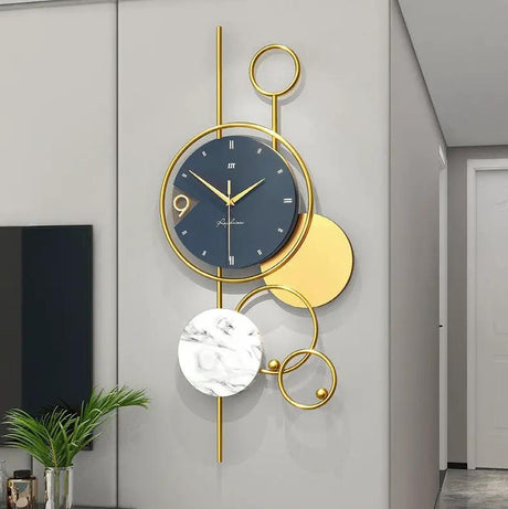 Nordic Wall Clock With Silent Sweep Iron Art Clocks Wall Clocks