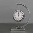 Silver Tabletop Quartz Hanging Clock Clocks Clocks
