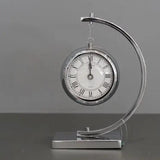 Silver Tabletop Quartz Hanging Clock Clocks Clocks