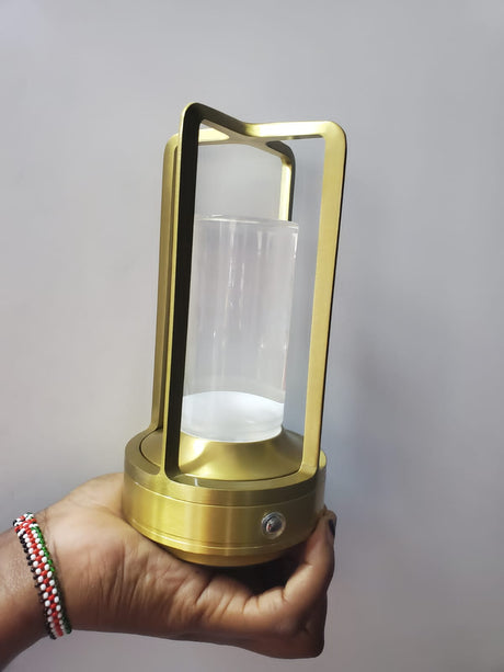 LED Crystal Night Lamp with Touch Control and 3 Light Modes