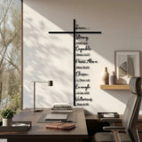 Metal Cross Biblical Scriptures Wall Decor Wall decor Decor