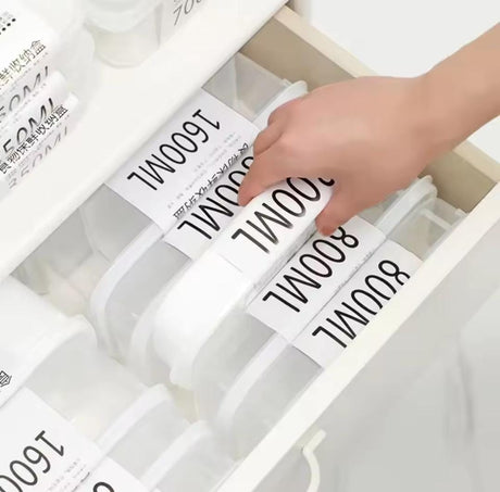 Freezer and Fridge Stackable Food Storage Containers for Organized Kitchen Storage- Furaha Finds Kenya