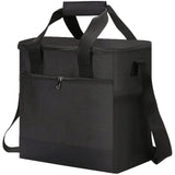 Large Capacity 15L Thermal Insulated Cooler Lunch Bag Black