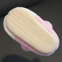 Cute Bunny Ears Plush Kids Indoor Slippers Foot wear Slippers