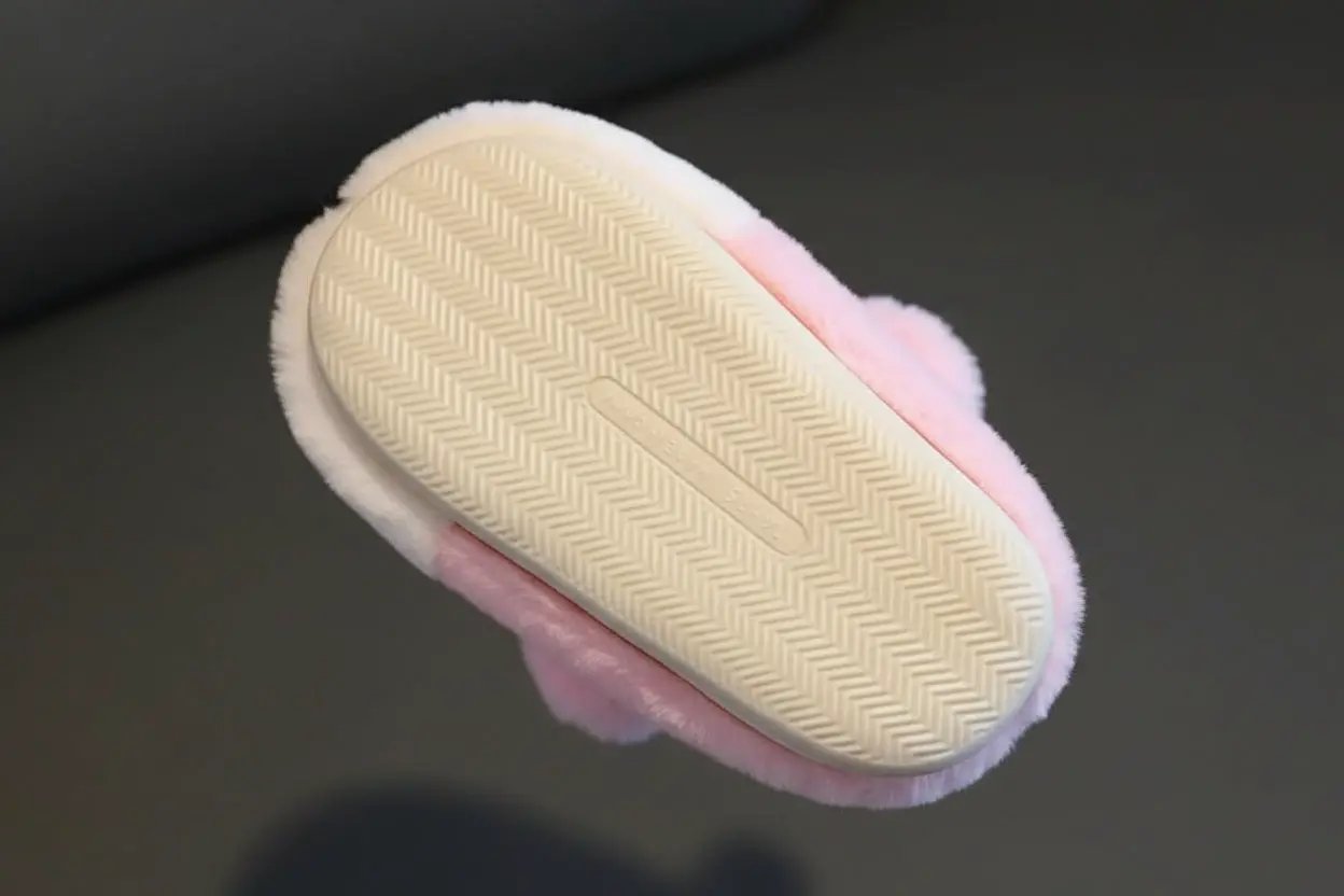 Cute Bunny Ears Plush Kids Indoor Slippers Foot wear Slippers