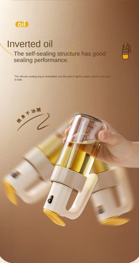 Oil Spray Bottle 250ml Glass Bottle for Cooking Oil, Vinegar & Dressings.- Furaha Finds Kenya