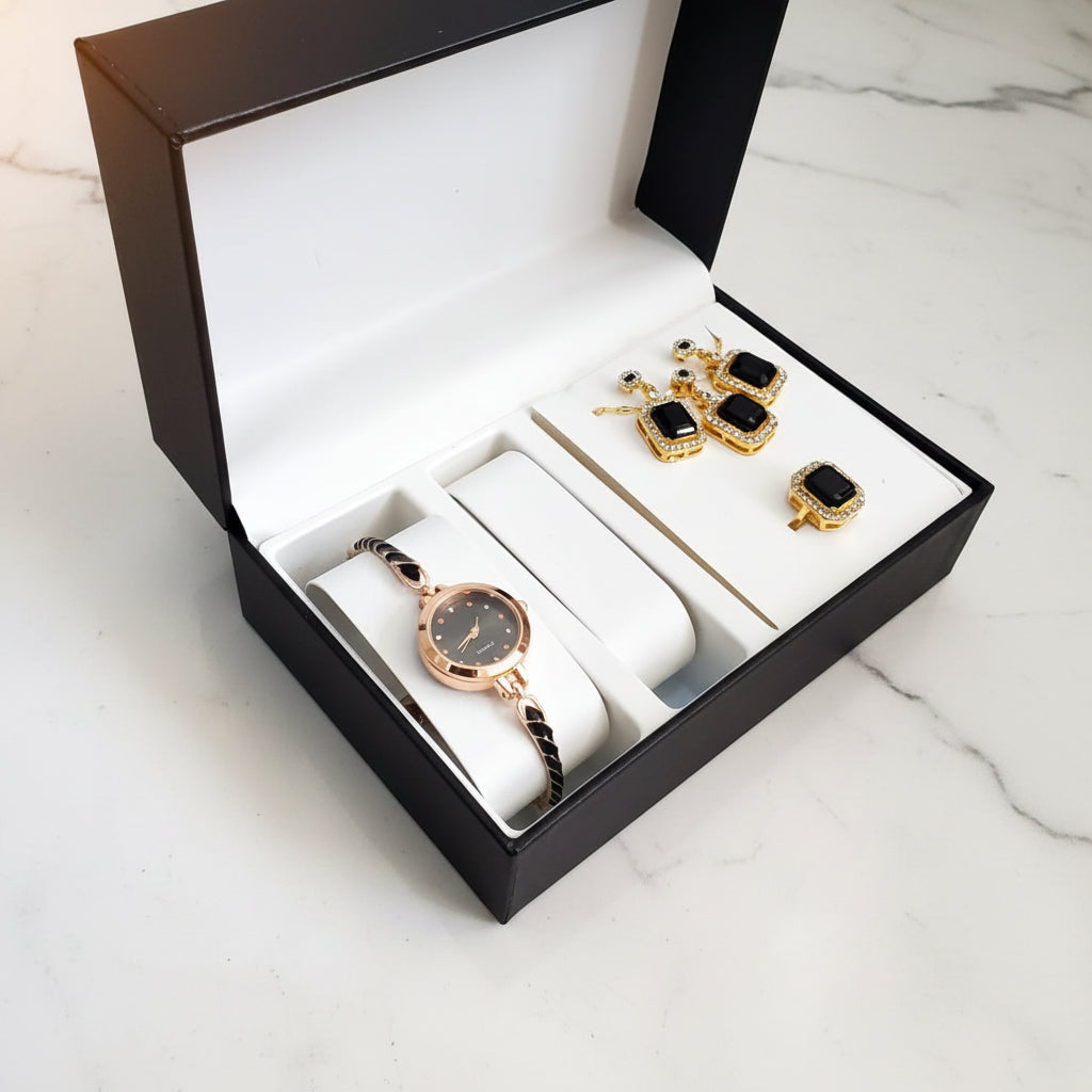 4PC Set Ladies Gift Set Jewelry Sets