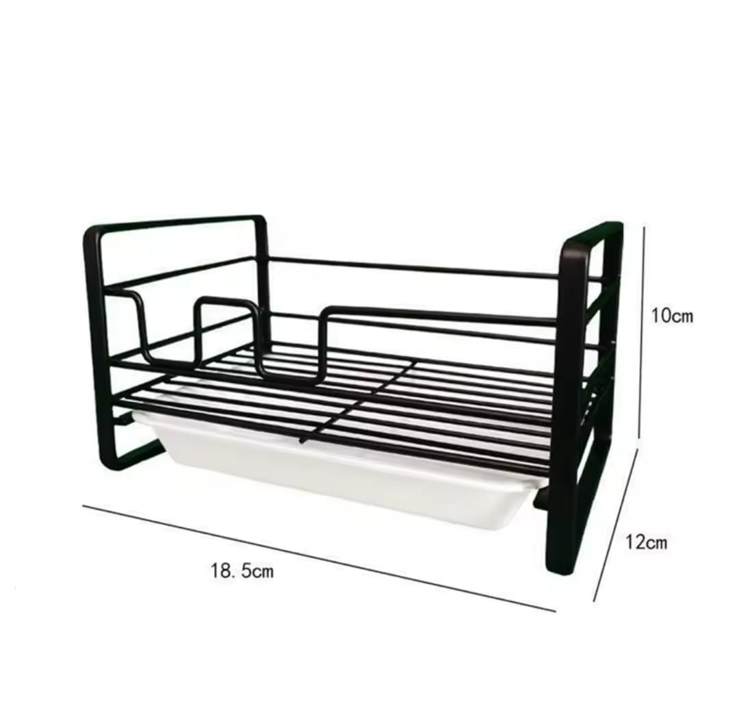 Sink Caddy with Water Tray – Carbon Steel, Anti-Rust Kitchen Organizer- Furaha Finds Kenya