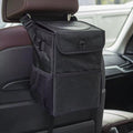 Foldable Leakproof Car Trash Can Organizer with Waterproof Lining 30×20×20cm Car trash can Vehicle Organizers