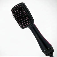 3-in-1 Hair Straightener Brush with Anti-Scald Feature Fast Heating 1000W Beauty & Personal Care Straightening Brushes
