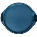 Non-Stick Pizza Pan with Silicone Grips – 12 Inch Nonstick pan Pizza Pans