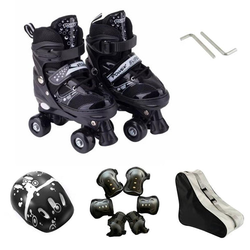 High-Quality Quad Kids’ Roller Skates Shoes Full Set Adjustable Sizes Urban Roller Skates