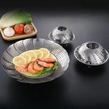 Stainless Steel Steamer Basket Expandable For Home Cooks Cookware Steamer Baskets