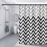 Waterproof PEVA Shower Curtain With Hooks Bathroom Accessories Shower Curtains