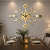 Kitchen Cutlery Acrylic DIY Wall Clock Wall clock Wall Clocks