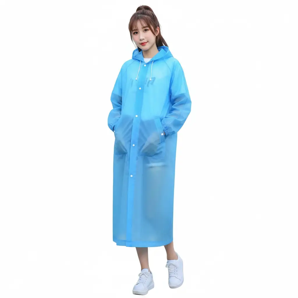 Adult EVA Hooded Raincoat Rain coat Rain Coats