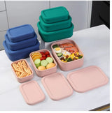 Leak Proof Food Grade Silicone Lunch Box Set 3pcs