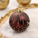16pcs Christmas Ball Set – 8cm Decorative Ornaments for Christmas Tree