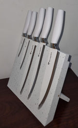 German Standard 6pcs Knife Set with Magnetic Block Holder Available in 5 Colours