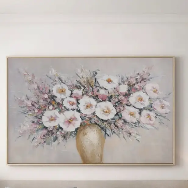 Handcrafted Floral Bouquet Wall Art