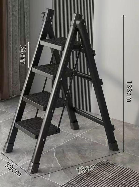 4 Steps Portable Folding Ladder with Strong Load Bearing Capacity