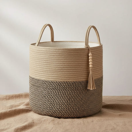 Woven Decorative Laundry & Toys Basket Laundry Baskets