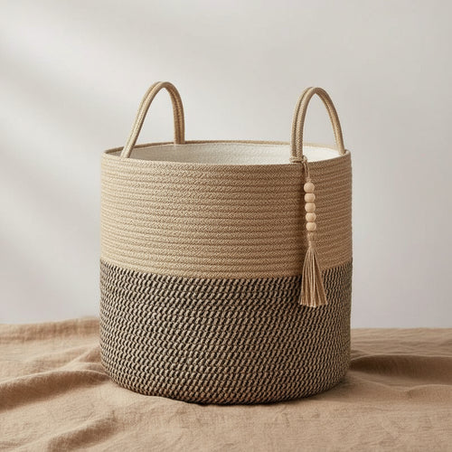 Woven Decorative Laundry & Toys Basket Laundry Baskets