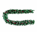 2.7M Green Plain Undecorated Christmas Garland – Flexible Pine Needle Garland