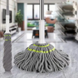 Furaha Finds Self wringing Mop with Adjustable Handle Cotton mop head for all floor types, featuring an easy water removal mechanism for home and office cleaning.
