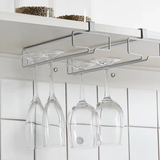 Classy Wine Glass Holder - Stainless Steel Wall Mount Kitchen & Dining Drinkware Holders