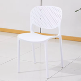 Modern Perforated Back Plastic Chair for Dining and Office Use